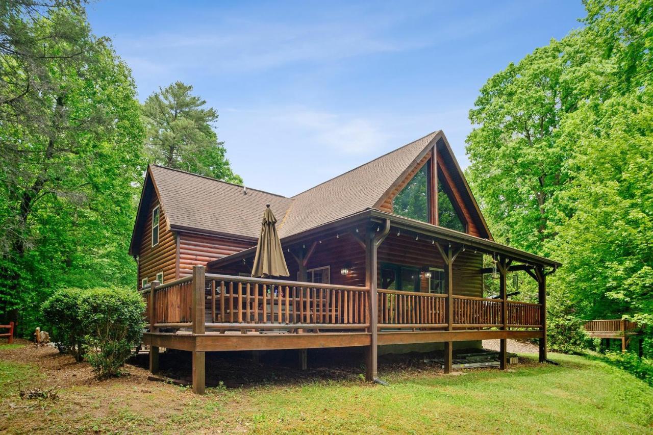 Tree Top Lodge - Gorgeous Lake Cabin With Hot Tub & Magnificent Views Of Forests And Mountains! Cabin Butler Exterior foto